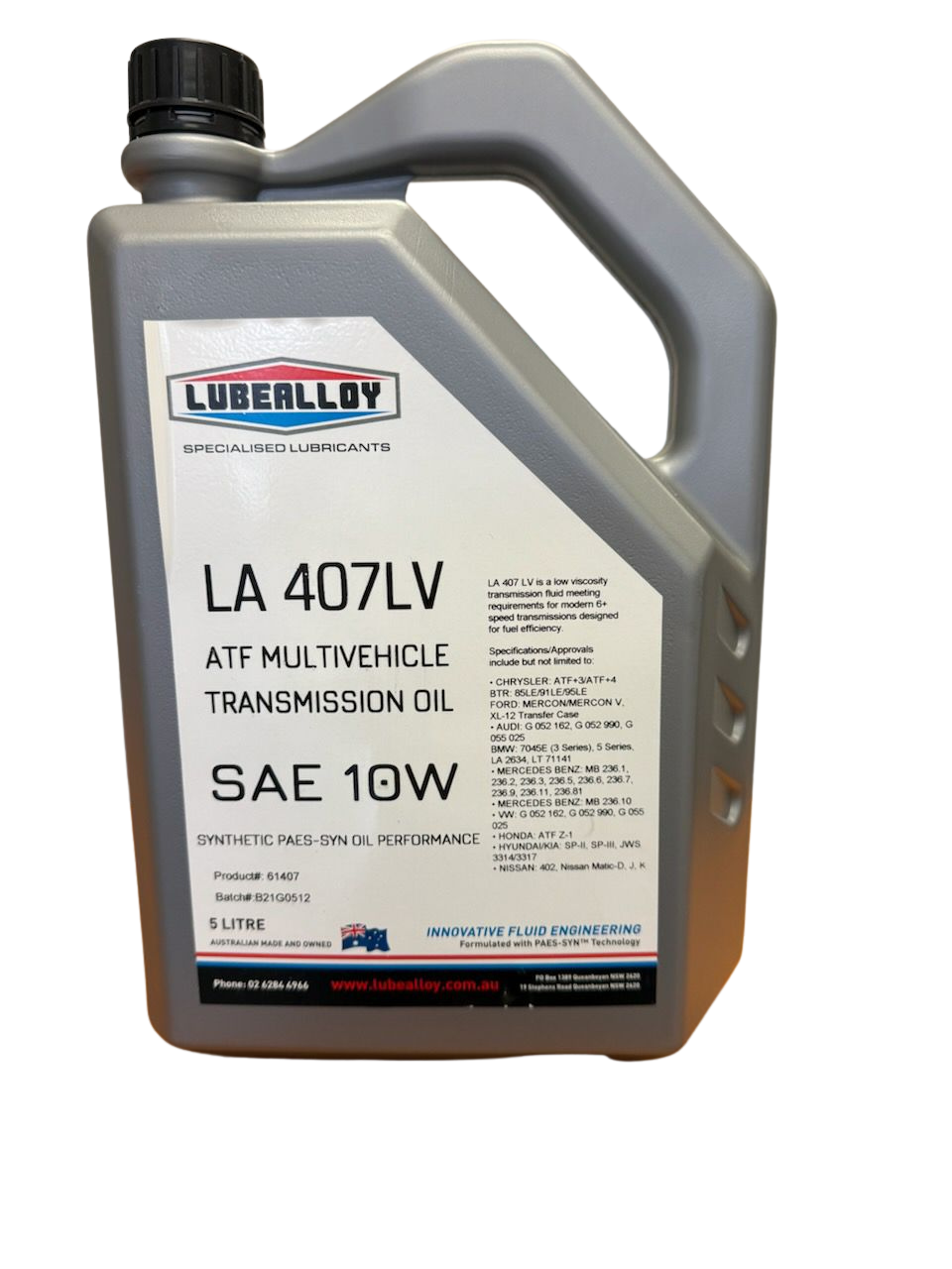 LA 407 Automatic Transmission Fluid - SAE 10W