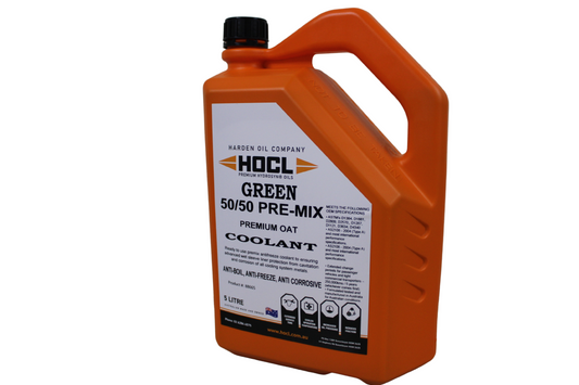 HOCL DuraCool Automotive Green Coolant OAT Pre-Mix 33%