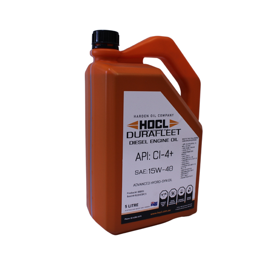 HOCL DuraFleet 15W-40 CI-4/SL Heavy Duty Diesel Engine Oil