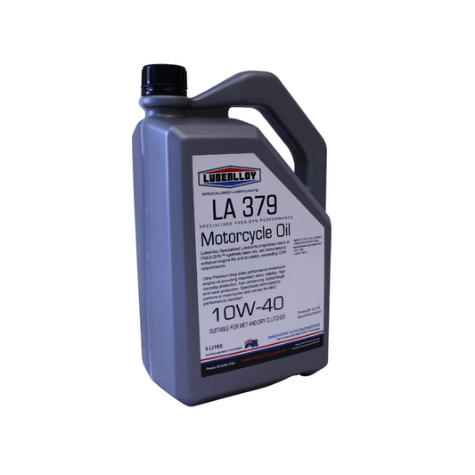 LubeAlloy LA379 10W-40 Motorcycle Engine Oil