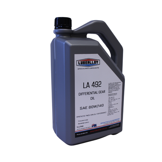 LubeAlloy LA 492 Differential Gear Oil 80W/140